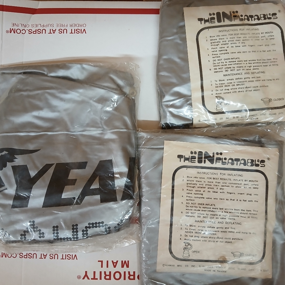 3 vintage good year blimp inflatables